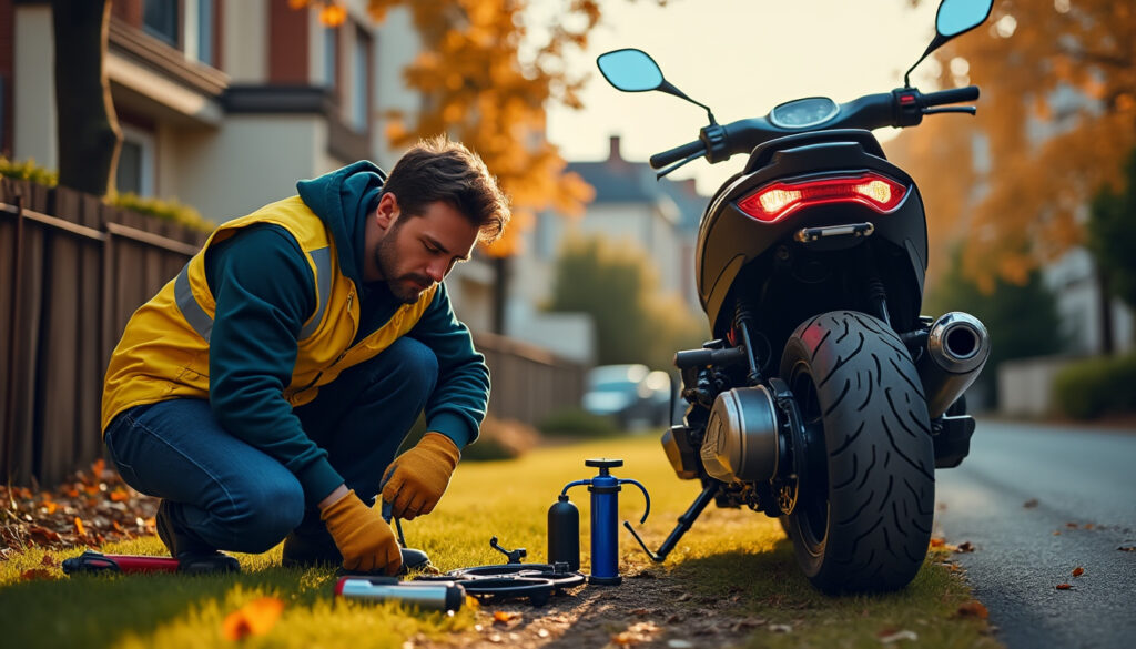 profitez d'un service de réparation de pneus pour scooter à domicile dans les hauts-de-seine. que vous soyez à boulogne-billancourt ou nanterre, notre équipe d'experts se déplace chez vous pour assurer une intervention rapide et efficace, garantissant votre sécurité sur la route.
